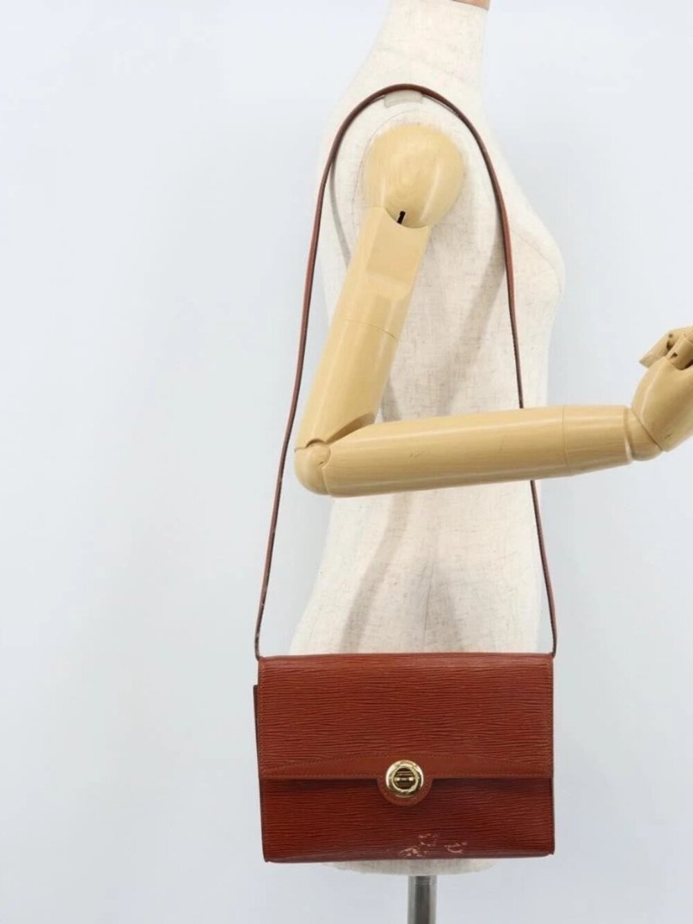 LOUIS VUITTON Epi Arsch Shoulder Bag 2Way Brown M52573 LV Auth th6628